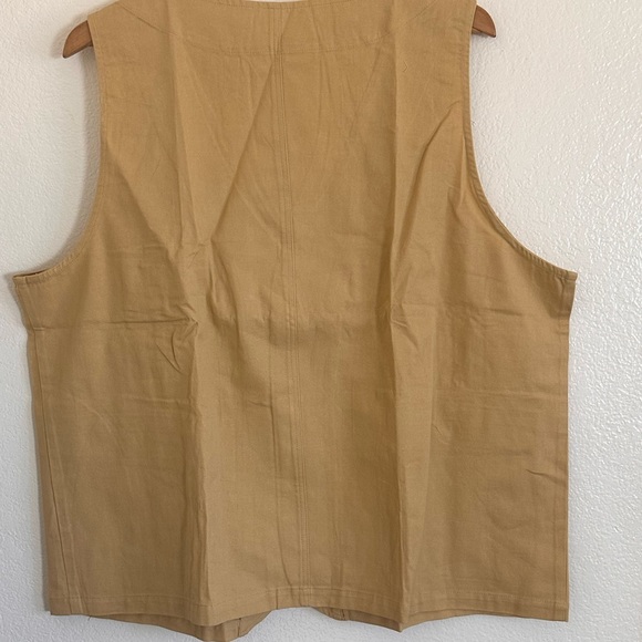 COPY - NWOT UNISEX FISHING CARGO VEST WITH THREE BUTTON POCKETS MEN Various Siz… - Picture 3 of 5